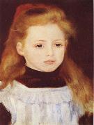 Little Girl in a White Apron, Pierre Renoir